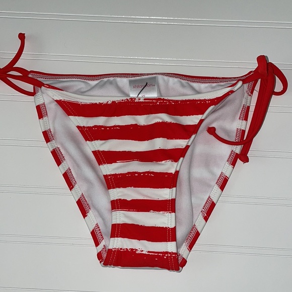 Xhilaration Red n White bikini bottom Sz XS - Picture 4 of 4